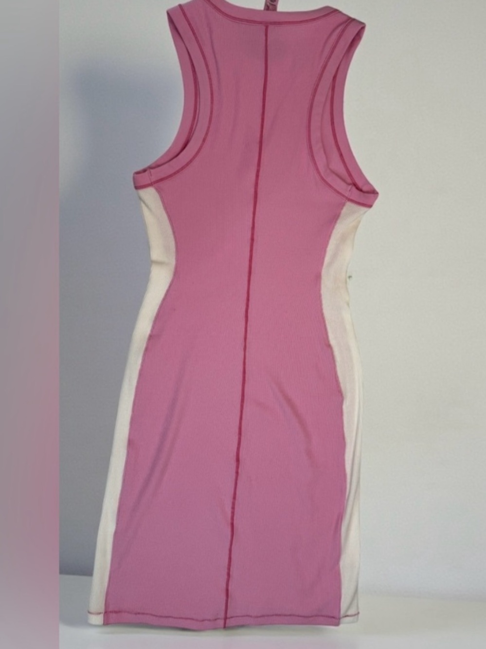 SKIMS Cotton Rib Cherry Blossom Bodycon Dress XS - Picture 3 of 3